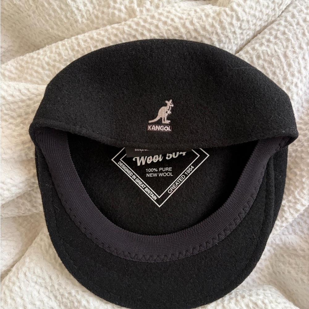 Kangol Classic Black Wool Hat